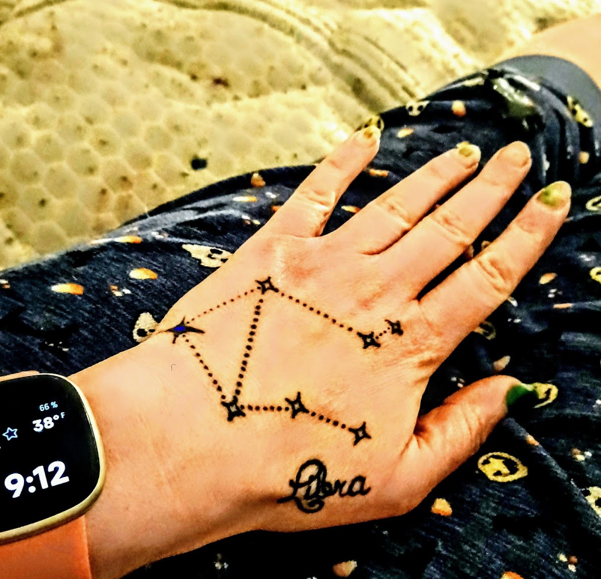 Fine-line script by Coffin City Tattoo