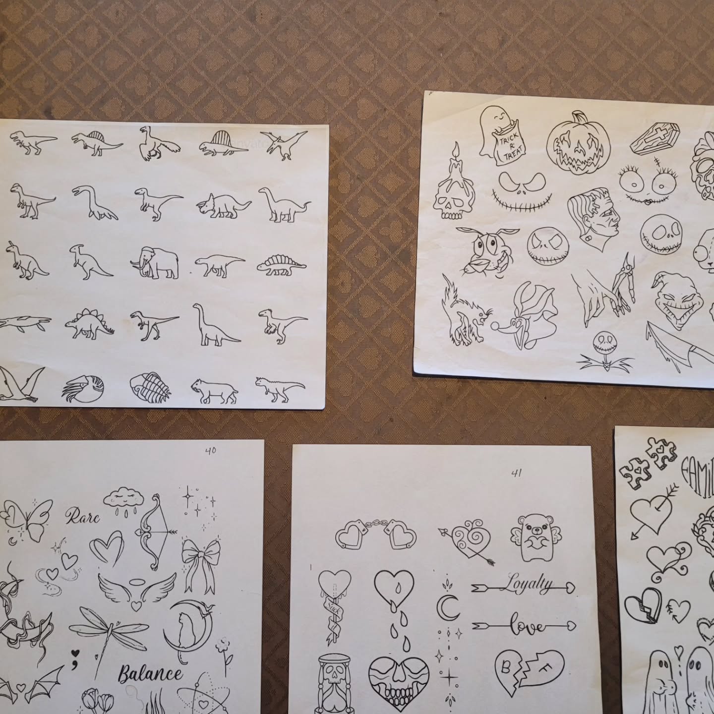 Shop flash sheets by Coffin City Tattoo
